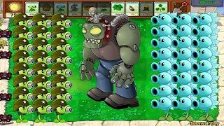 Plants vs Zombies Battlez Snow Pea vs Gatling Pea vs Dr Zomboss