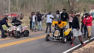 Big KD Debut ATV Street Racing