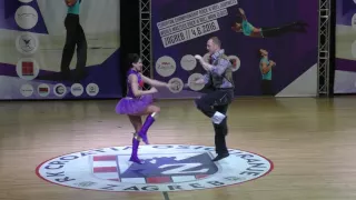 YOUDIN Ivan   SBITNEVA Olga Zagreb 2016 World Masters RR Main Class foot technique