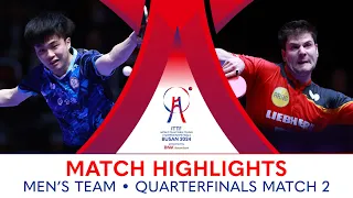 Dimitrij Ovtcharov (GER) vs Lin Yun Ju (TPE) | MT QF - Match 2 | #ITTFWorlds2024