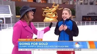 Gracie Gold - Plaza Rink - Today Show - January 14 2014