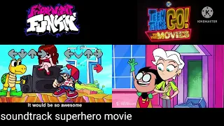 Friday Night Funkin' Superhero Movie from Teen Titans Go To The Movie