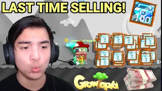 My LAST Selling EXPENSIVE ITEMS! + (GOT 100 BGL) - Growtopia
