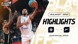 Uralmash vs Zenit Highlights Quarterfinals Game 3 | Season 2023-24