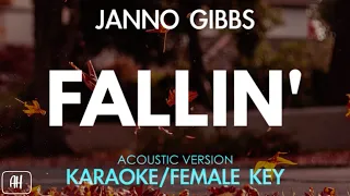 Janno Gibbs - Fallin' (Karaoke/Acoustic Instrumental) [Female Key]