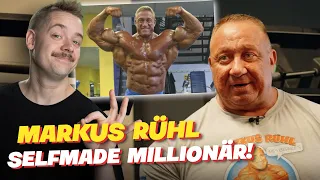 Pumpen mit Markus!! React: Rühl Ehemaliger BODYBUILDER & Selfmade MILLIONÄR! 1 Tag mit Markus Rühl