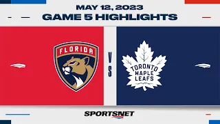 NHL Game 5 Highlights | Panthers vs. Maple Leafs - May 12, 2023