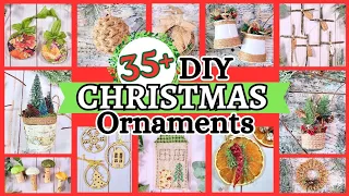 35+ Amazing Christmas Ornaments you'll WANT to make || Ornaments to Make and Sell or Gift