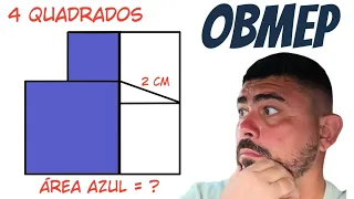 📚QUESTÃO INCRÍVEL DA OBMEP NÍVEL 2 DE 2024💥MATEMÁTICA/GEOMETRIA PLANA/ÁREAS DE FIGURAS PLANAS/EAM/CN