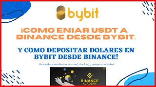 BYBIT, Y BINANCE, Como hacer depósitos y retiros!.