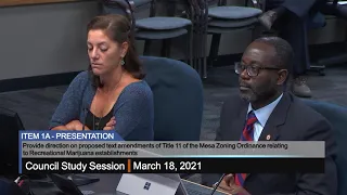 Council Study Session - 3/18/2021