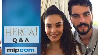 Hercai ❖ Cast Q&A Mipcom  ❖ Akin Akinozu speaking English ❖ Closed Captions 2019