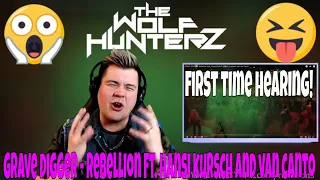 GRAVE DIGGER - Rebellion feat. Hansi Kürsch (Blind Guardian) THE WOLF HUNTERZ Jon Reaction