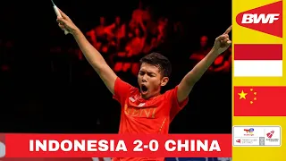 Final Thomas Cup 2021 Indonesia vs China, Fajar Rian Berhasil Menang!