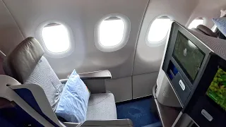 【China Airlines】Air trip from Okinawa to Taiwan【Business Class】#a321neo  #chinaairlines  #ci121