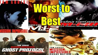 All 5 MISSION IMPOSSIBLE Movies Ranked WORST TO BEST