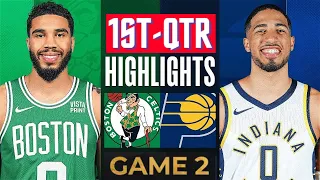 Boston Celtics vs. Indiana Pacers - Game 2 East Finals Highlights 1st-QTR | 2024 NBA Playoffs