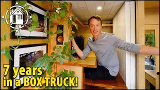 He built an affordable Tiny Home hidden inside a Box Truck?!