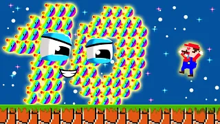 Wonderland: Mario Escapes BIG NUMBERS Custom Moons Rainbow Battle Mix Level Up | Game Animation