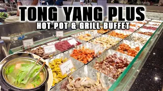 [4K] Exquisite Dining at TONG YANG PLUS Hot Pot & Grill Buffet! Ayala Malls Manila Bay Branch!