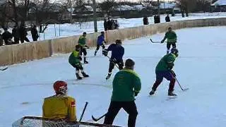 Хокейний матч в Кобеляках, 1 частина