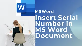 Serial Numbers in MS Word document