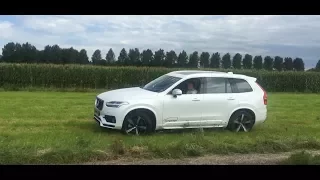 Белый благородный внедорожник-гибрид! Volvo XC90 Hybrid/ Вольво ХС90  2017