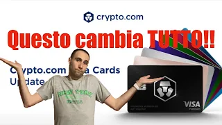 Crypto.com CAMBIA completamente le regole delle carte 💳 | VALE ancora la pena averne una?💰