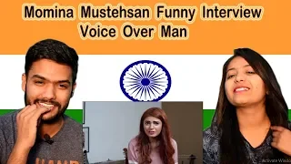 Indian Reaction on Momina Mustehsan Funny Interview | Voice Over Man | Swaggy d