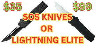 SOS Knives TWANG vs. Lightning Elite