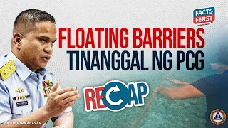 PH Coast Guard removes China’s floating barriers