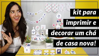 Kit para decorar chá de casa nova (chá de panela/ chá bar etc)