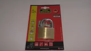 Burg Wächter Karat High Security Padlock Picked Open/Schloss picken/knacken/öffnen