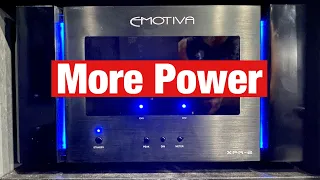 Power amps! Emotiva XPR-2 ROTEL RMB-1075. Dolby Atmos dts x 7.2.4 home theater