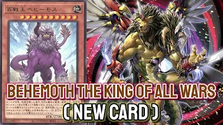 YGOPRO - Behemoth the King of All Wars | Chimera May.2023 | Testing Deck & New Card