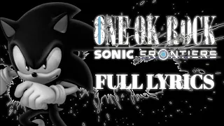 Sonic Frontiers × ONE OK ROCK - Vandalize (Full Version + Lyrics)