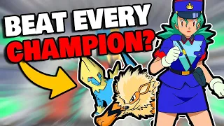 Can Officer Jenny Defeat Every Pokemon Champion?