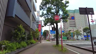 [ Japan Walk Diary ] Walking the streets of Miyazaki City｜九州の宮崎市の街中を歩く｜Virtual Tour｜4K