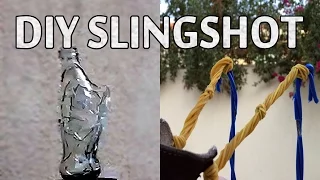 Homemade Slingshot from laundry hangers | What the Hack #2