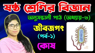 জীবজগৎ | অধ্যায়-৩ | পর্ব-১ | ষষ্ঠ শ্রেণির বিজ্ঞান অনুসন্ধানী পাঠ |Class Six Science