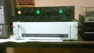 Perreaux PMF 1150B power amp with Yamaha C-4 preamp