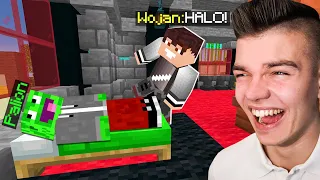 IGNORUJĘ WOJANA PRZEZ CAŁY DZIEŃ w Minecraft! (śmieszne)