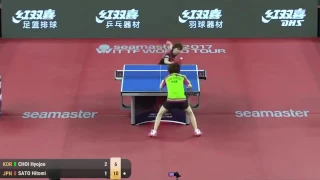 2017 KoreaOpen WS 1rd SATO Hitomi CHOI Hyojoo(KOR) rally