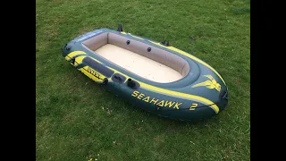 Make a $10 wood floor for your Intex Seahawk