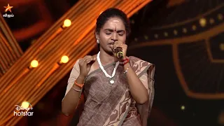 Innisaiyaai senthamizhaai iruppavanae..Song by #Aruna 🎻 | Semi Final | Super Singer Season 9