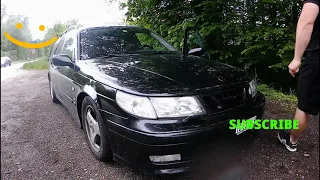 Top-Speed Saab 9-5 230 HP Aero 2.3 Turbo 2000 HighWay Germany