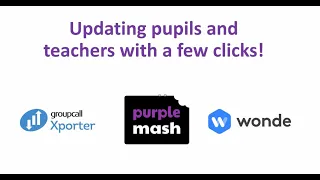 Updating pupils with  just a few clicks