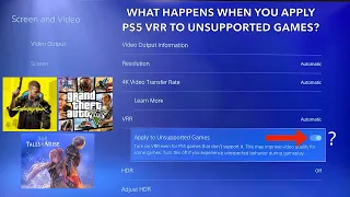 Unsupported VRR Games with PS5 VRR tested | Cyberpunk 2077 | GTA V | Tales of Arise