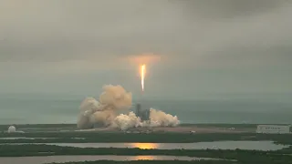 Liftoff in UHD SpaceX Falcon 9 on CRS Mission 10