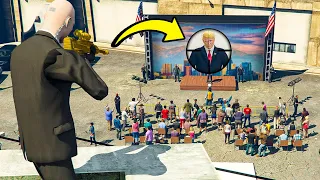 ELIMINEI O FALSO PRESIDENTE no GTA 5!! (Atirador de Elite) sniper